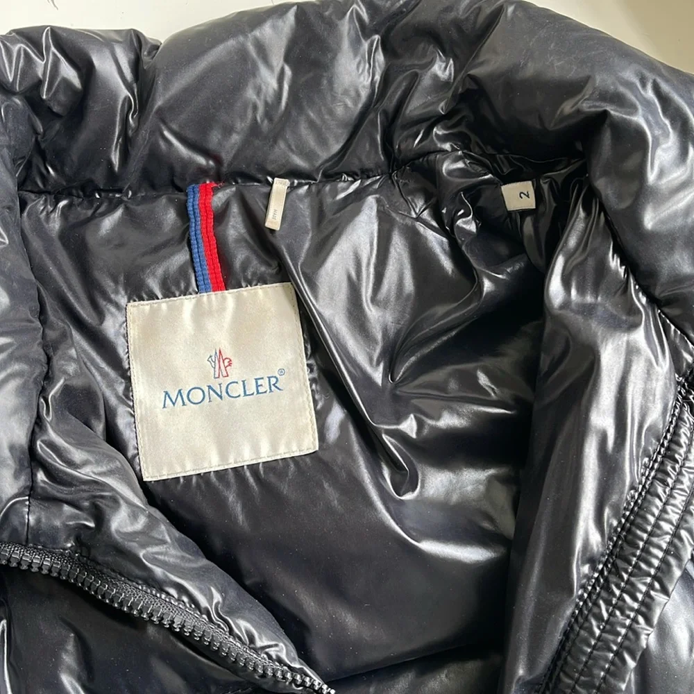 Authentic Moncler Shiny Black Puffer Jacket - Picture 6 of 13